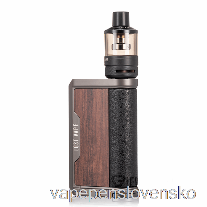 Stratený Vape Centaurus Q200 štartovacia Súprava [podtank] Gunmetal Orech Drevo Vape Cigareta